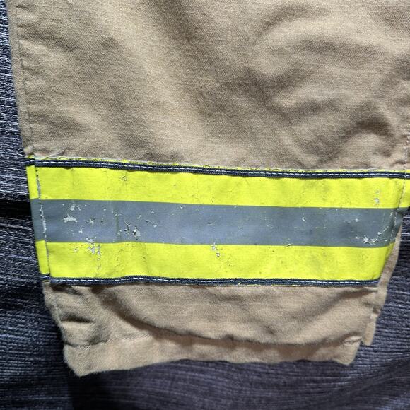 Globelife Pants Men's Size L Yellow Firefighter Tech Rescue Pant Vintage RARE - Picture 9 of 16